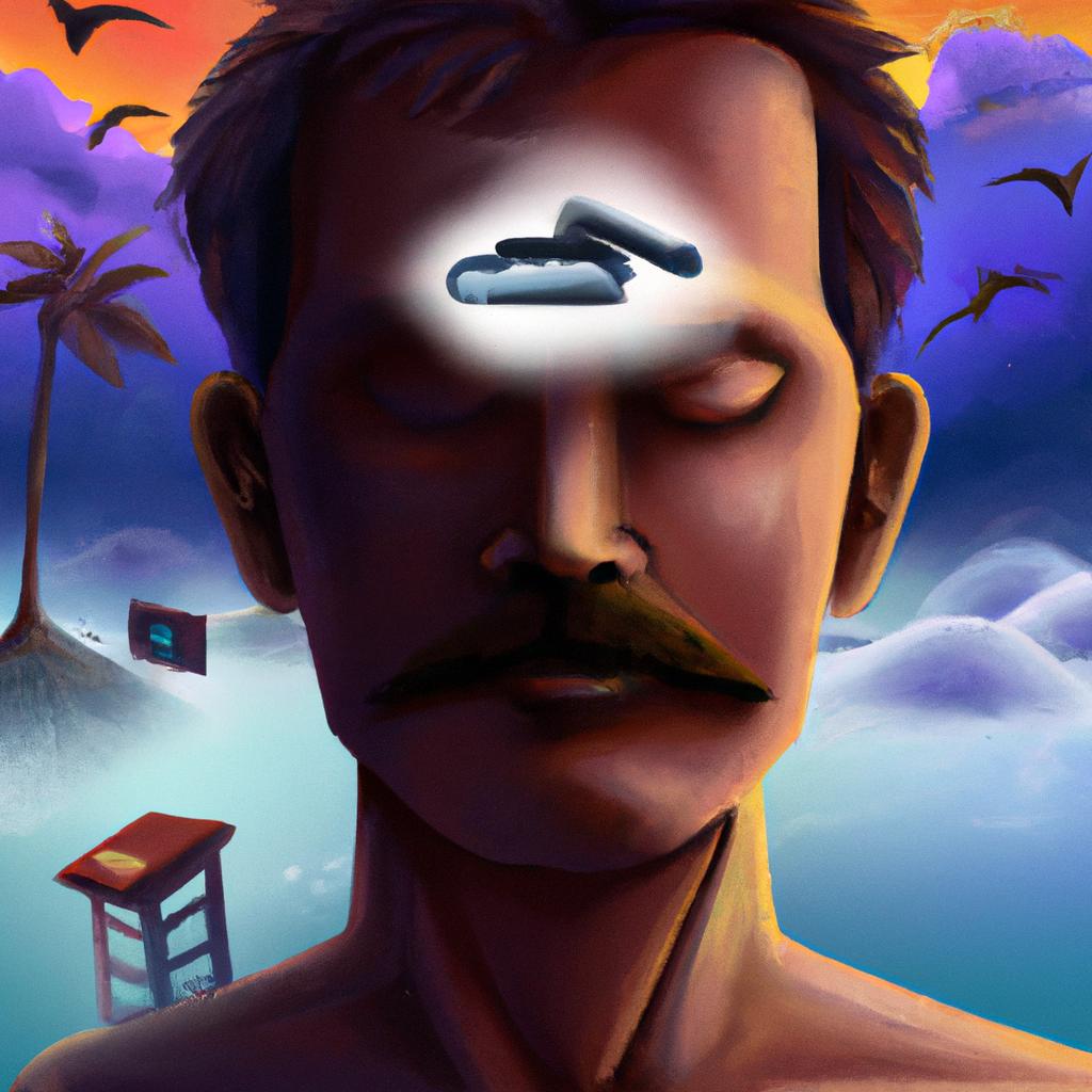 Imagem de capa do post "O que Significa Sonhar com Homem Estranho? Descubra!" com um desenho digital