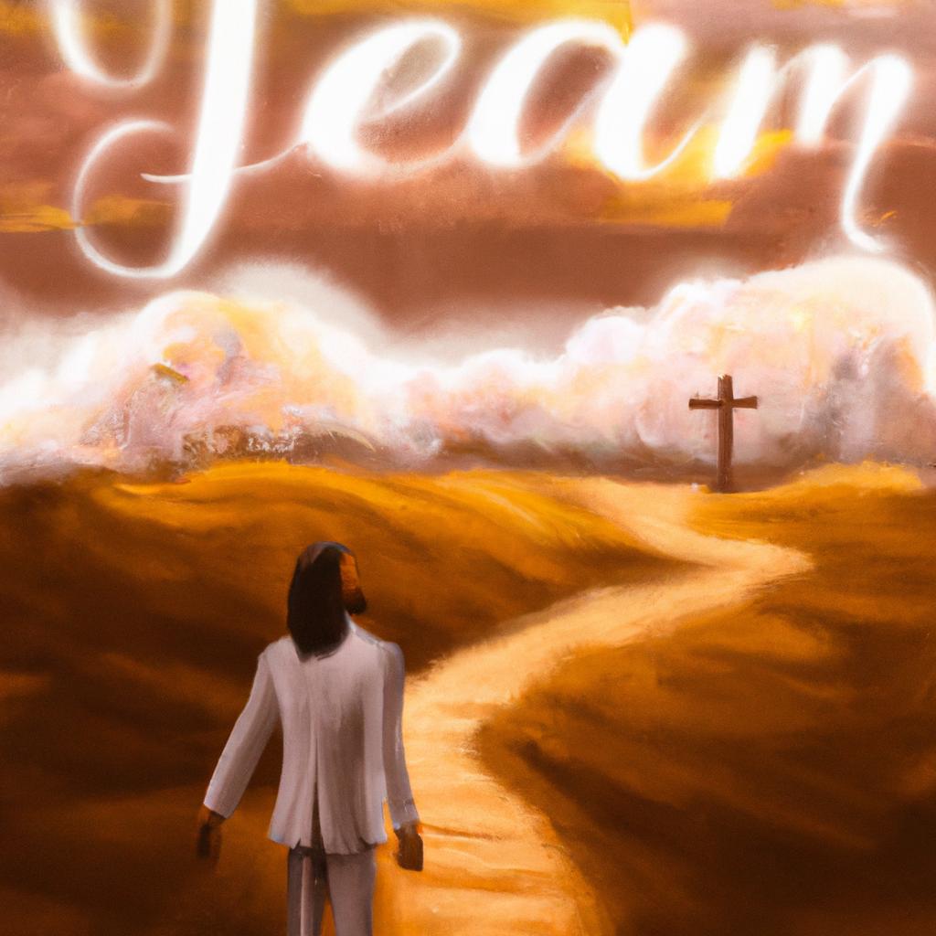 Imagem de capa do post "O Que Significa Sonhar Com Jesus Voltando? Descubra Aqui!" com um desenho digital
