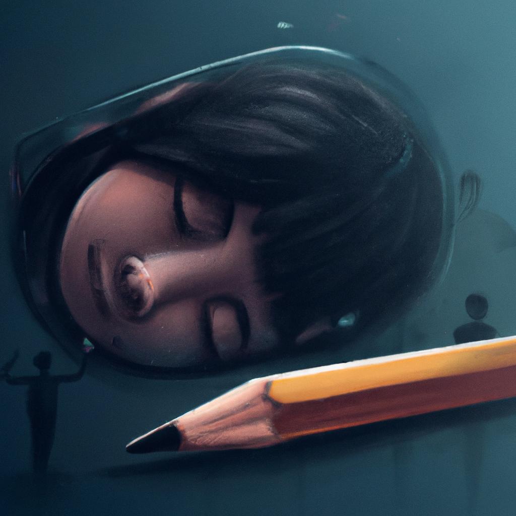 Imagem de capa do post "Descubra o Que Significa Sonhar com Lápis: Conheça as Interpretações!" com um desenho digital