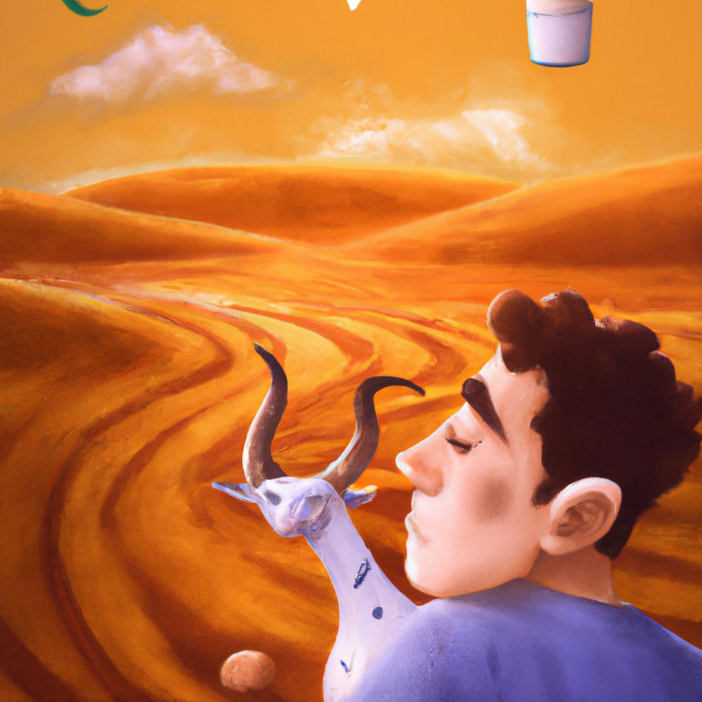 Imagem de capa do post Sonhar com Leite de Vaca: Descubra o Significado! com um desenho digital