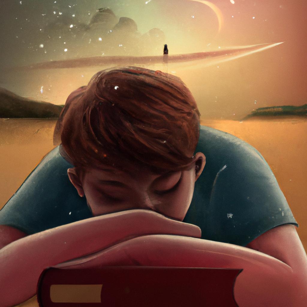 Imagem de capa do post "O Que Significa Sonhar com Livro? Descubra aqui!" com um desenho digital