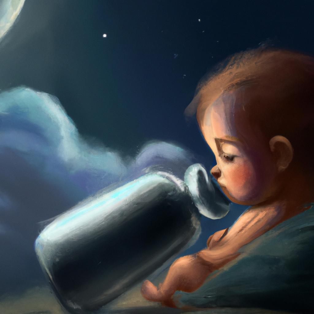 Imagem de capa do post "Descubra o que Significa Sonhar com Mamadeira!" com um desenho digital