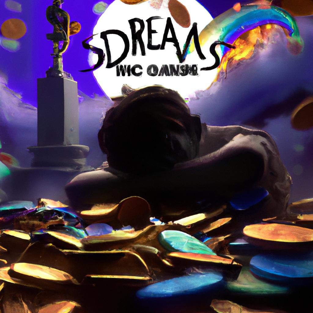 Imagem de capa do post "Descubra o que Significa Sonhar com Moedas de 50 Centavos!" com um desenho digital