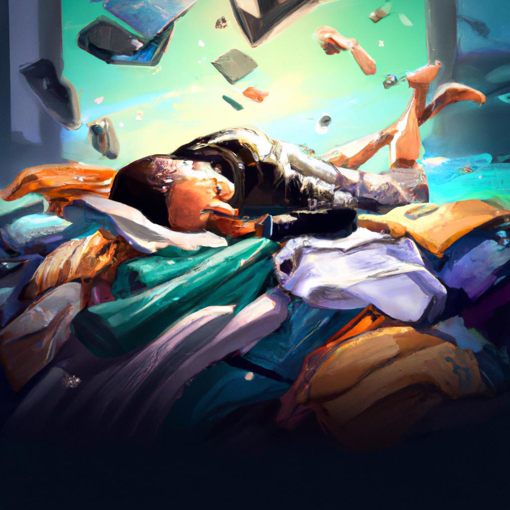 Imagem de capa do post "O Que Significa Sonhar Com Muitas Roupas Sujas? Descubra!" com um desenho digital
