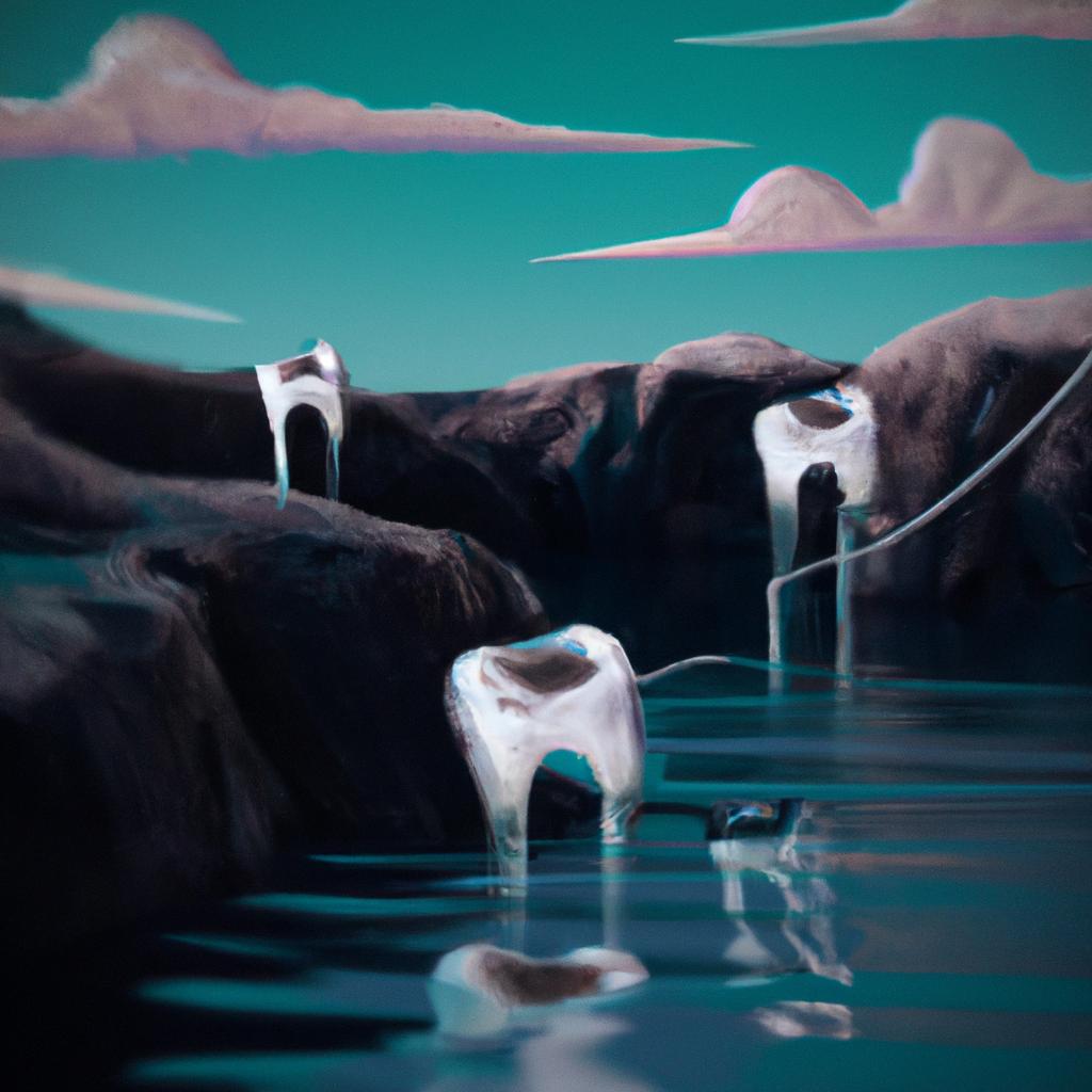 Imagem de capa do post "Descubra o Que Significa Sonhar com Dentes Caindo da Boca!" com um desenho digital
