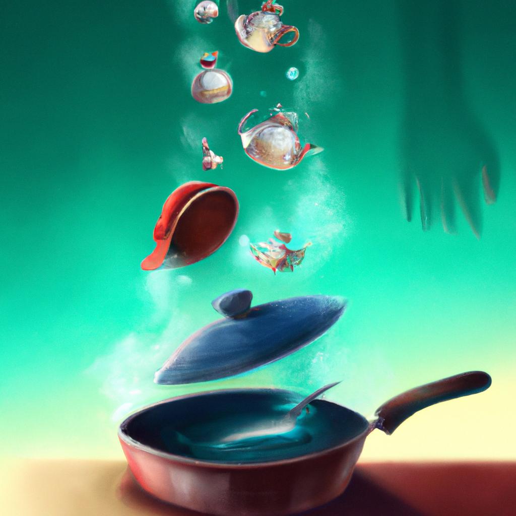 Imagem de capa do post "O Que Significa Sonhar com Panelas? Descubra Agora!" com um desenho digital