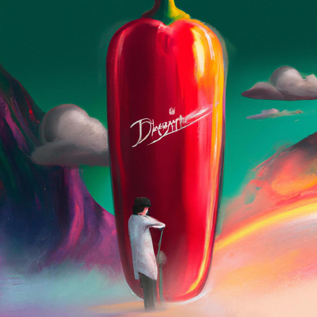 Imagem de capa do post "Descubra o que Sonhar com Pimenta Malagueta Significa!" com um desenho digital