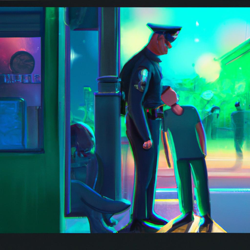 Imagem de capa do post "Descubra o Que Significa Sonhar com Polícia Prendendo Alguém!" com um desenho digital