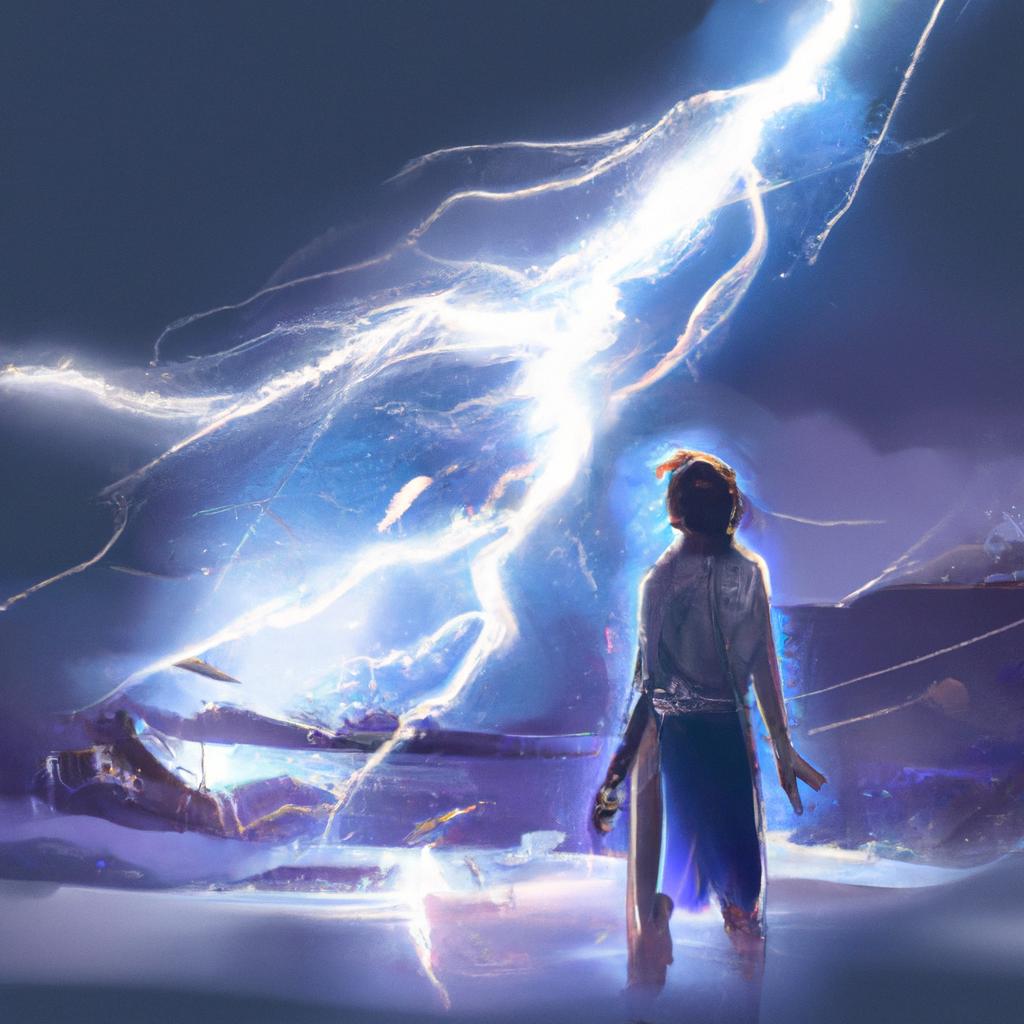 Imagem de capa do post Descubra o que Significa Sonhar com Raios e Trovões! com um desenho digital