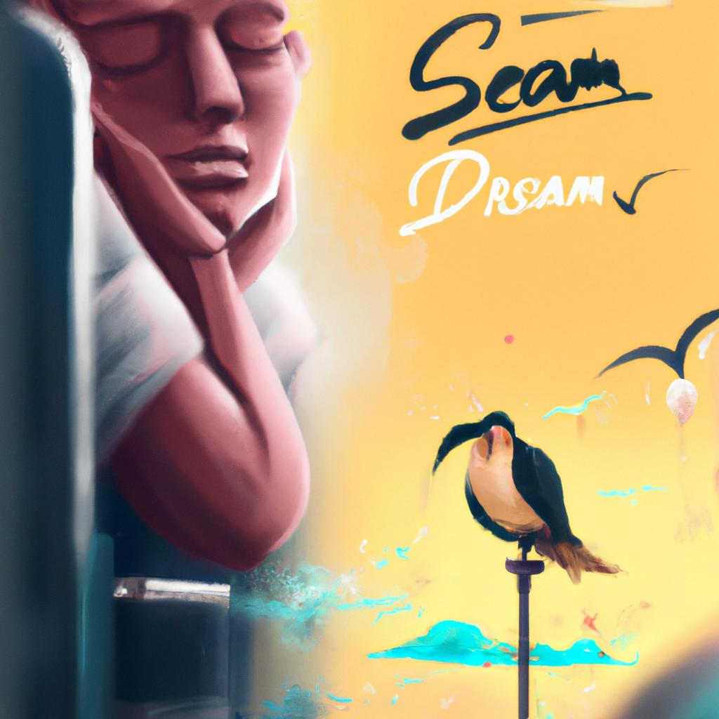 Imagem de capa do post "Descubra o que Significa Sonhar com Sabia!" com um desenho digital