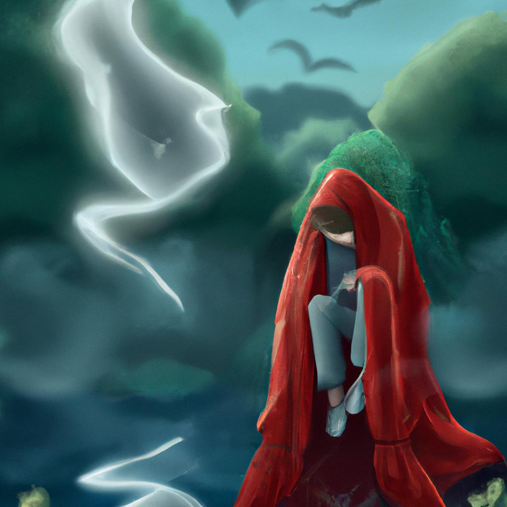 Imagem de capa do post "Descubra o Que Significa Sonhar com Sangue de Outros!" com um desenho digital