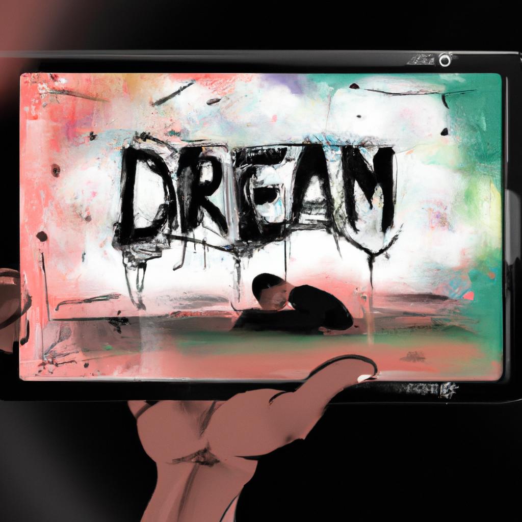 Imagem de capa do post "Descubra o Que Significa Sonhar com Tela de Celular Quebrada!" com um desenho digital