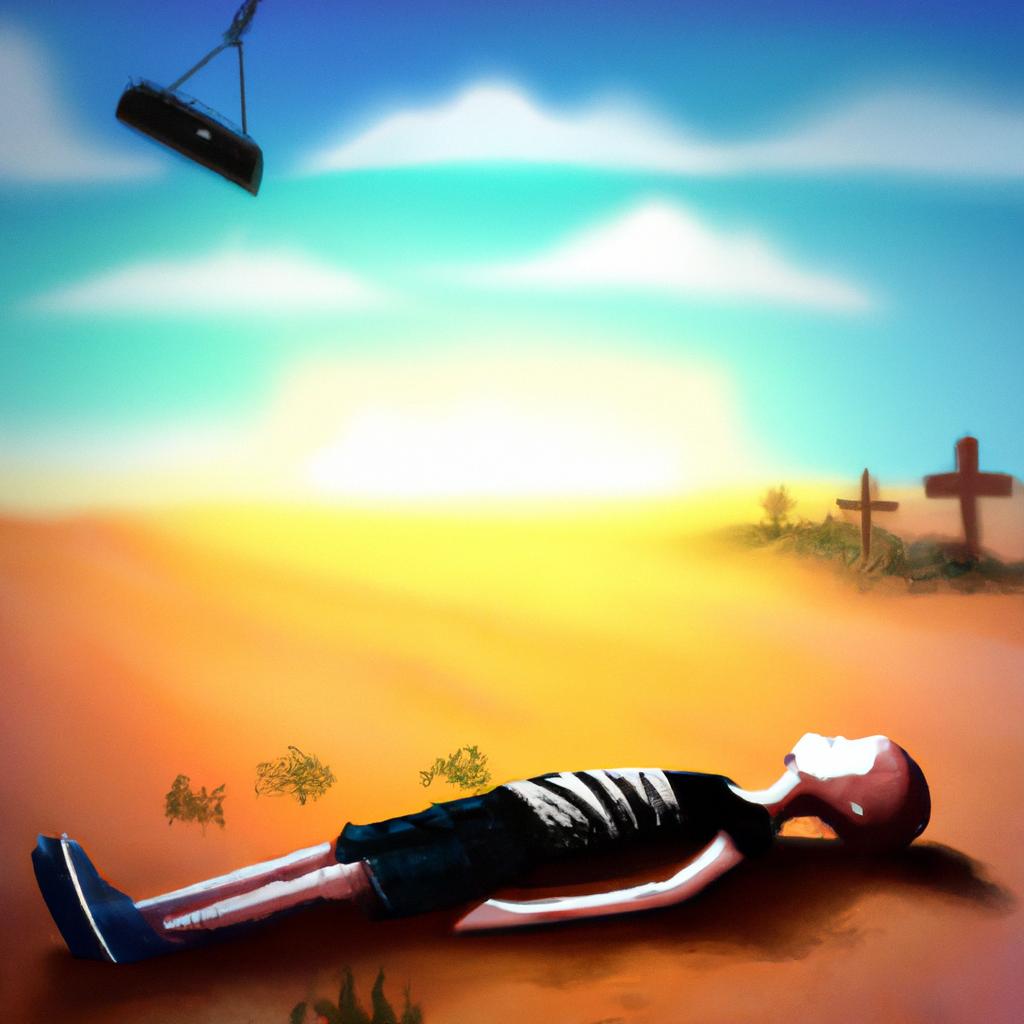 Imagem de capa do post "O Que Significa Sonhar Com Uma Pessoa Morrendo? Descubra!" com um desenho digital