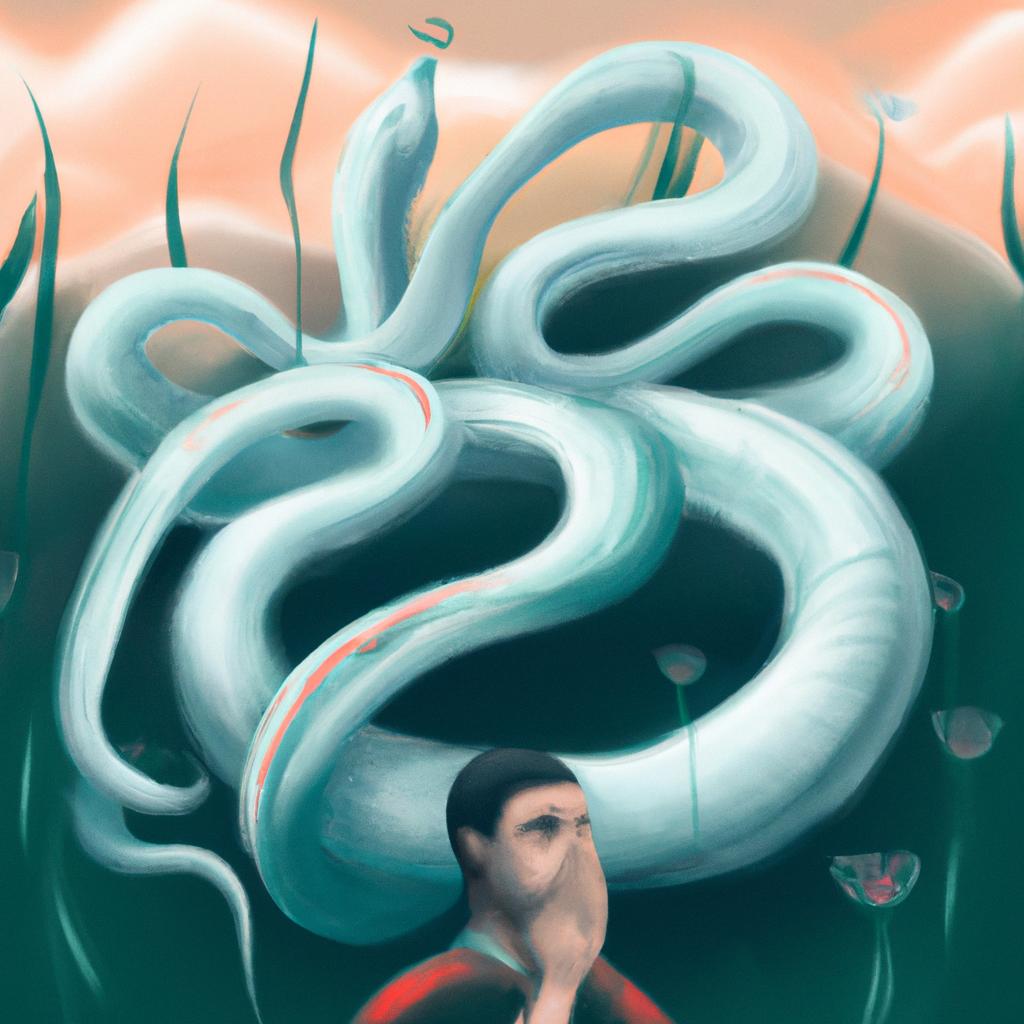 Imagem de capa do post O Que Significa Sonhar Com Várias Cobras? Descubra! com um desenho digital
