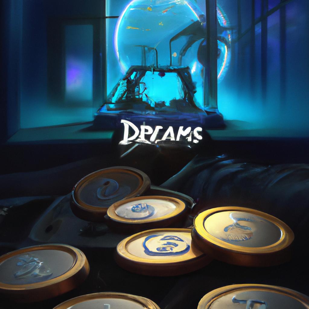 Imagem de capa do post "Descubra o que Significa Sonhar com Várias Moedas!" com um desenho digital