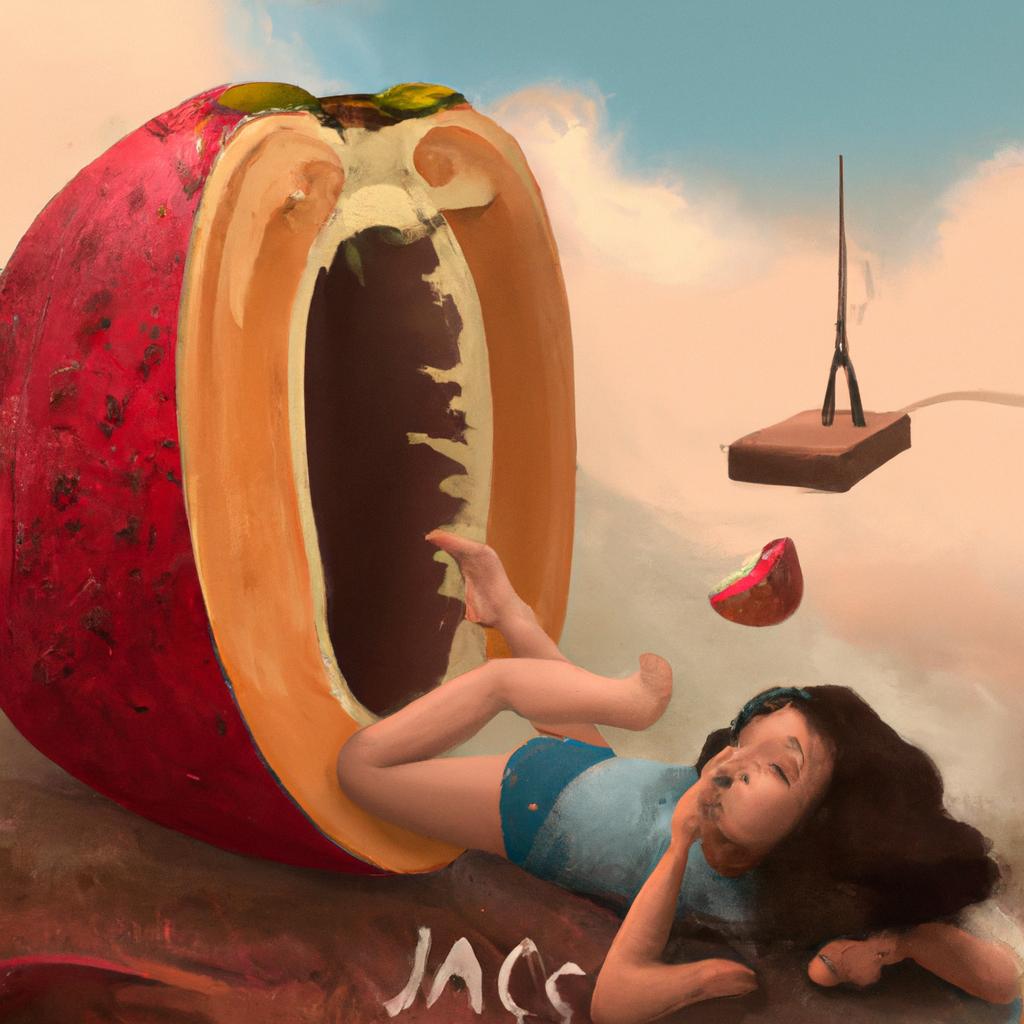 Imagem de capa do post Descubra o Significado de Sonhar com Jaca! com um desenho digital