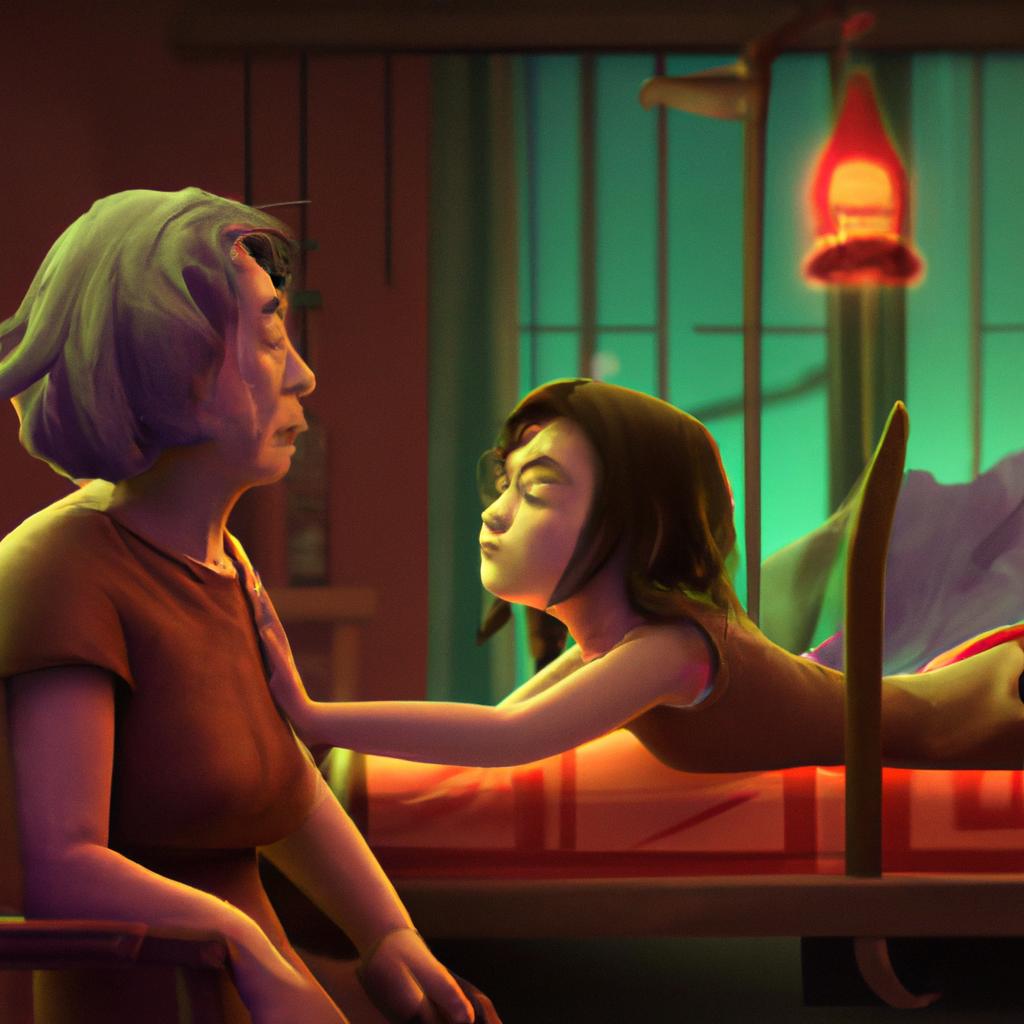 Imagem de capa do post "Descubra o que Significa Sonhar Discutindo com a Sogra!" com um desenho digital