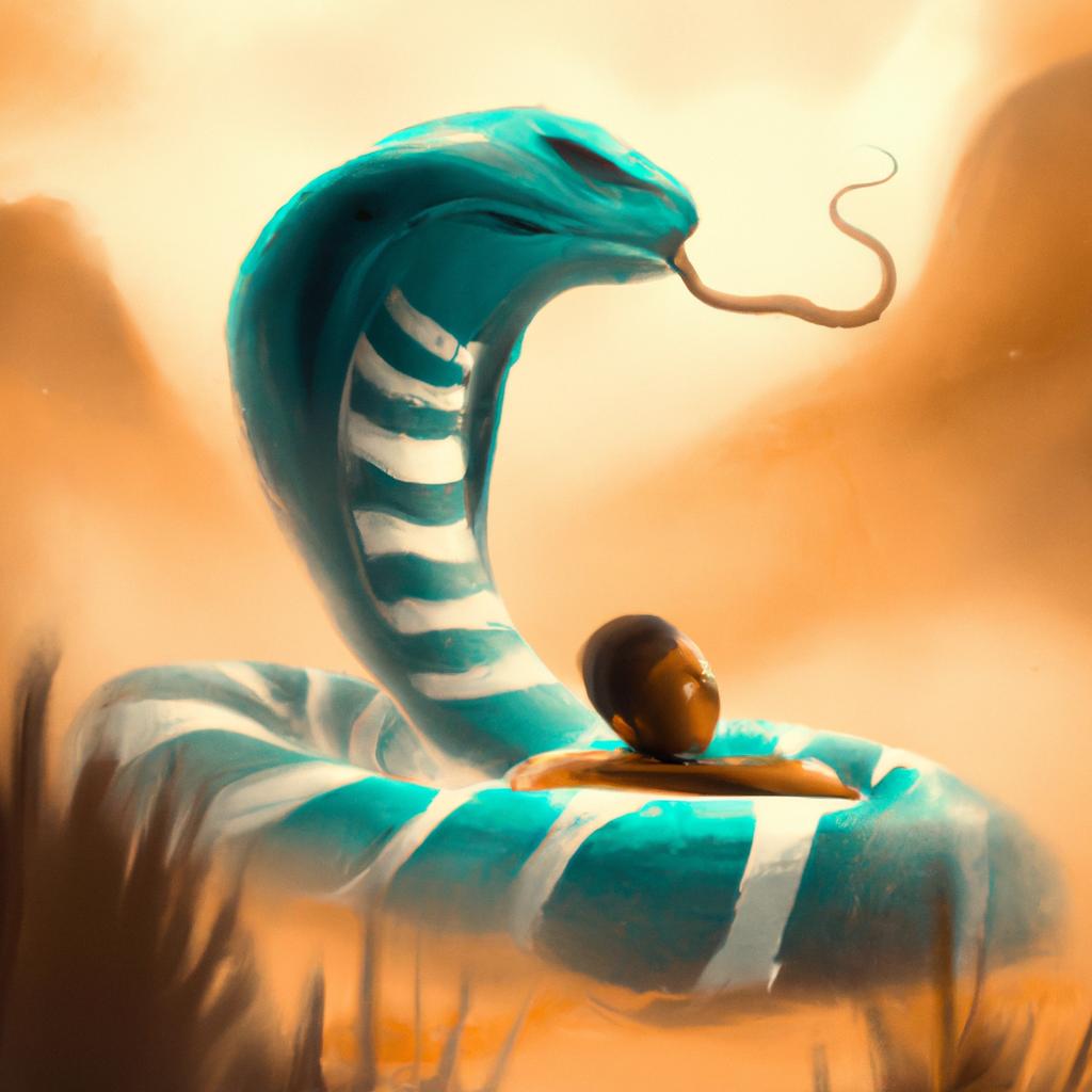Imagem de capa do post Descubra: O Que Significa Sonhar Com Cobra? com um desenho digital