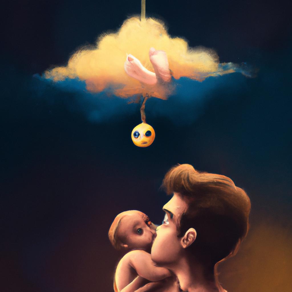 Imagem de capa do post "Descubra o Significado de Sonhar com Bebê: Tudo Aqui!" com um desenho digital