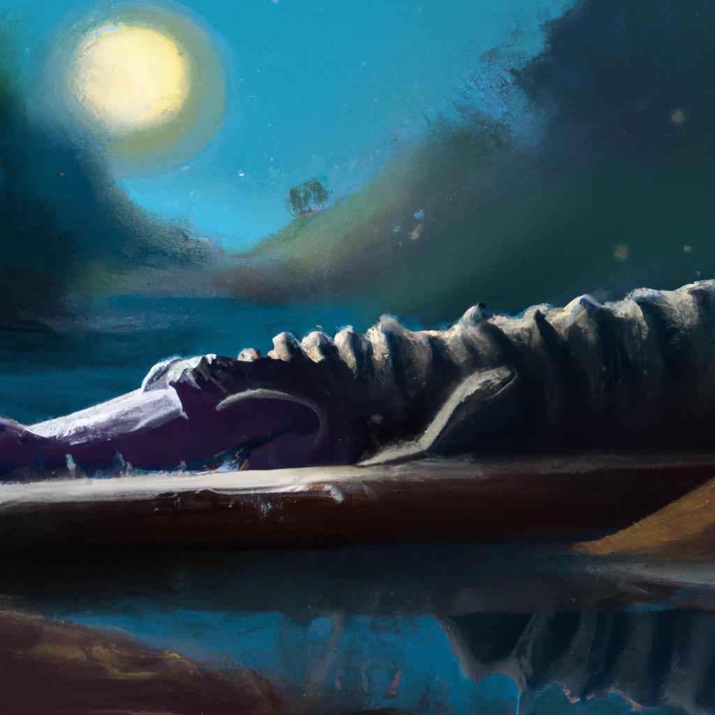 Imagem de capa do post "Descubra o Significado de Sonhar com Jacaré: Uma Viagem às Suas Profundezas!" com um desenho digital