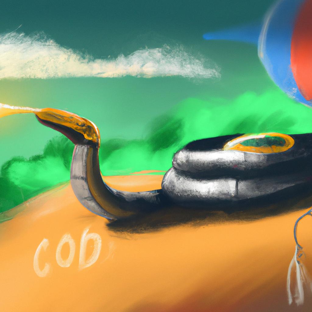 Imagem de capa do post "O que Significa Sonhar com Cobra? Descubra Agora no OK Google!" com um desenho digital