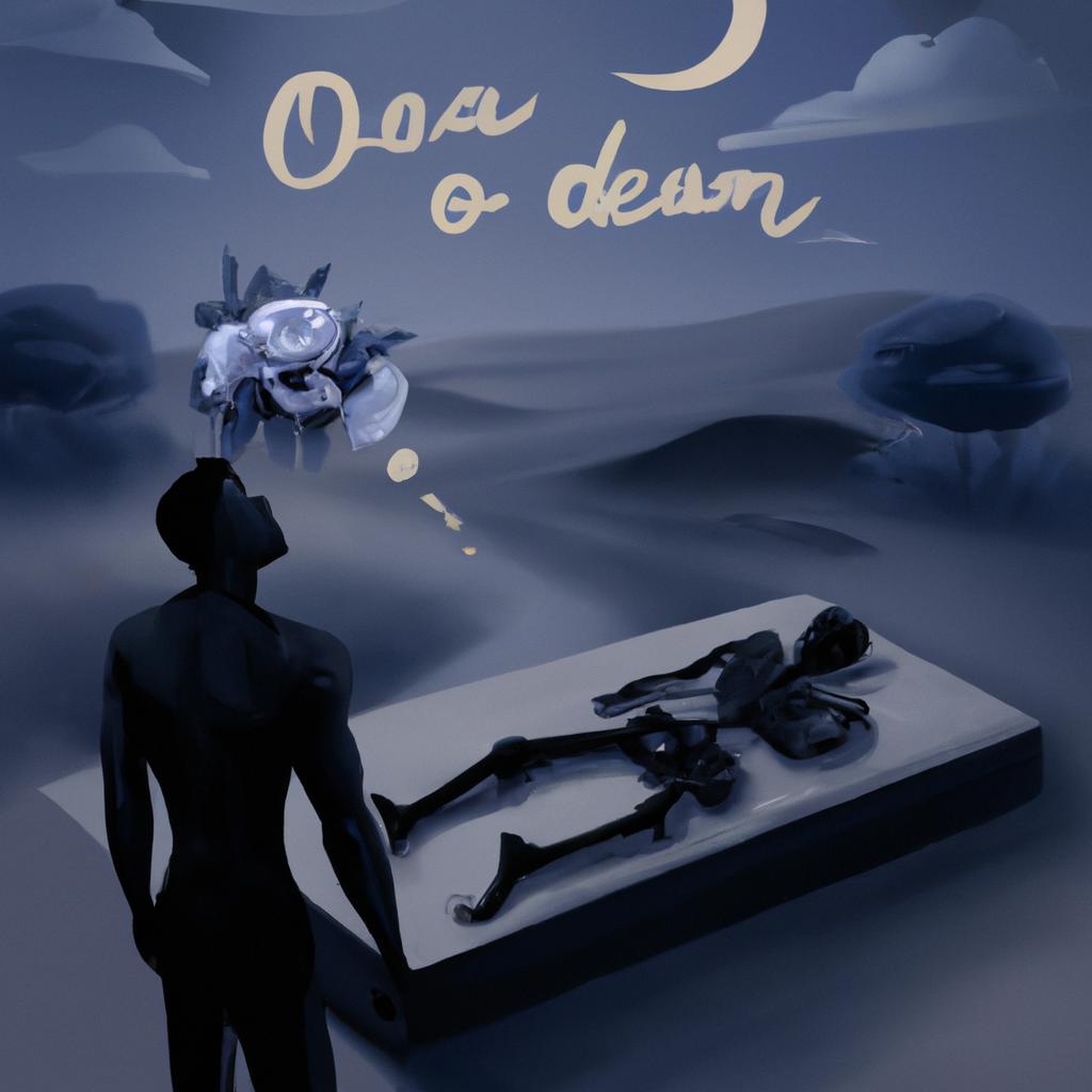 Imagem de capa do post "O Que Significa Sonhar Com Morto? Descubra Aqui!" com um desenho digital