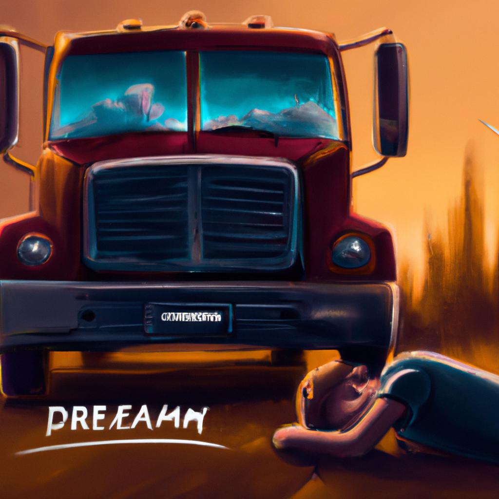 Imagem de capa do post Descubra o Que Significa Sonhar com Caminhão! com um desenho digital