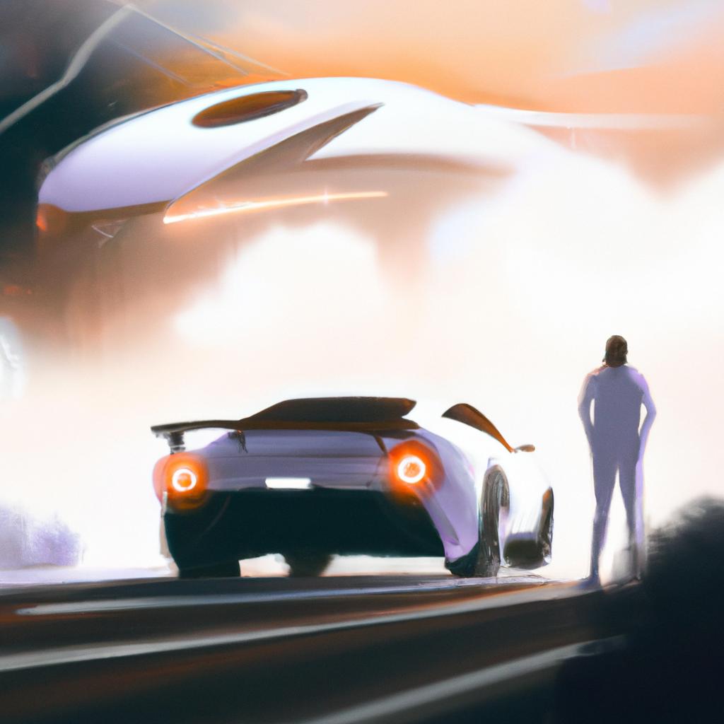 Imagem de capa do post "Descubra o Significado de Sonhar com Carro Branco!" com um desenho digital