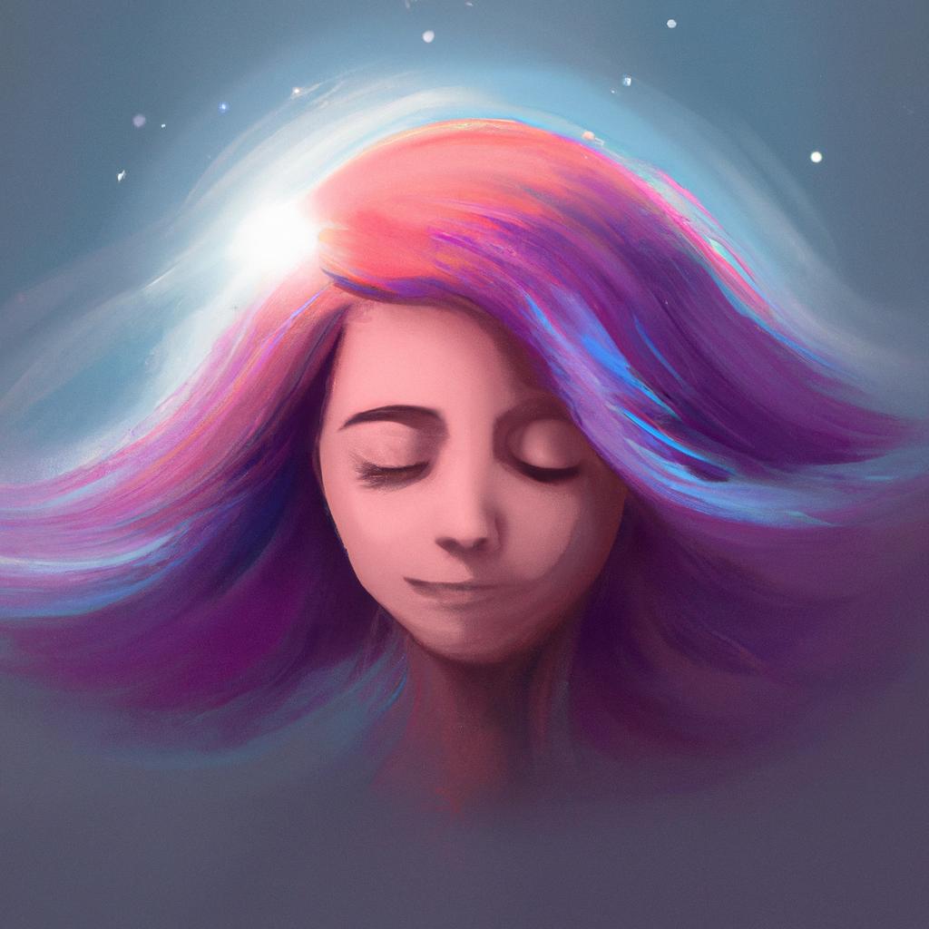 Imagem de capa do post "Descubra o Significado de Sonhar com Cabelo!" com um desenho digital