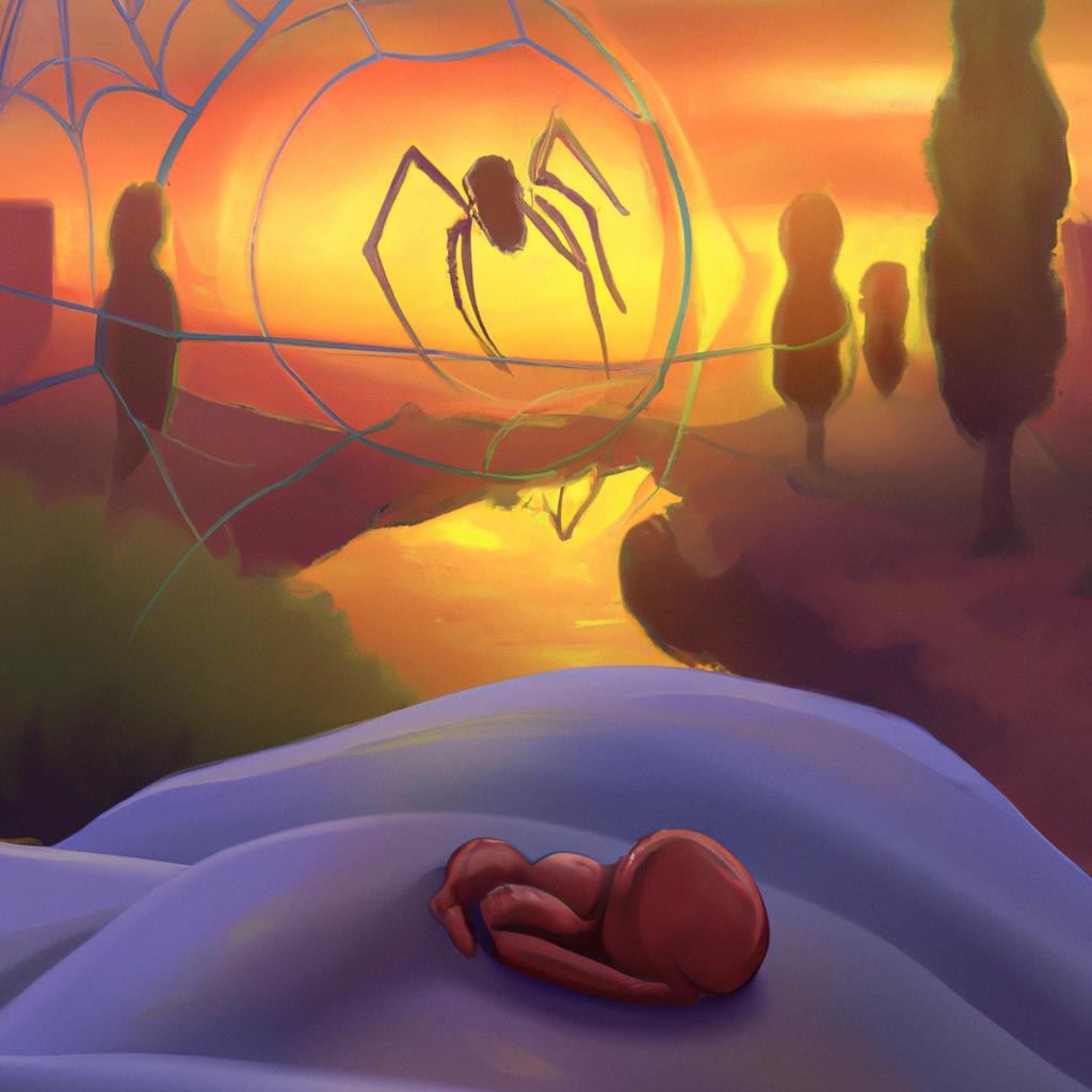 Imagem de capa do post Descubra o Que Significa Sonhar com Aranha! com um desenho digital