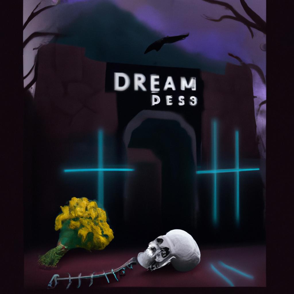 Imagem de capa do post "Misterios Revelados: Qual Significado de Sonhar com Morte?" com um desenho digital