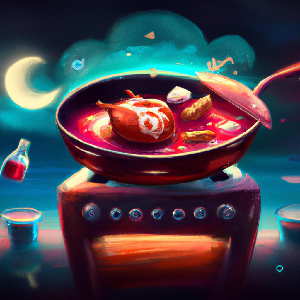 Imagem de capa do post "Receita de Sonho Assado com Goiabada: Descubra o Significado!" com um desenho digital