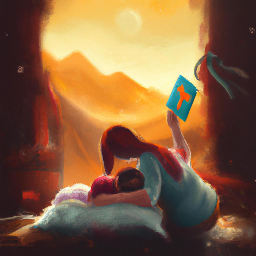 Imagem de capa do post "Descubra o Significado de Sonhar com a Mãe!" com um desenho digital