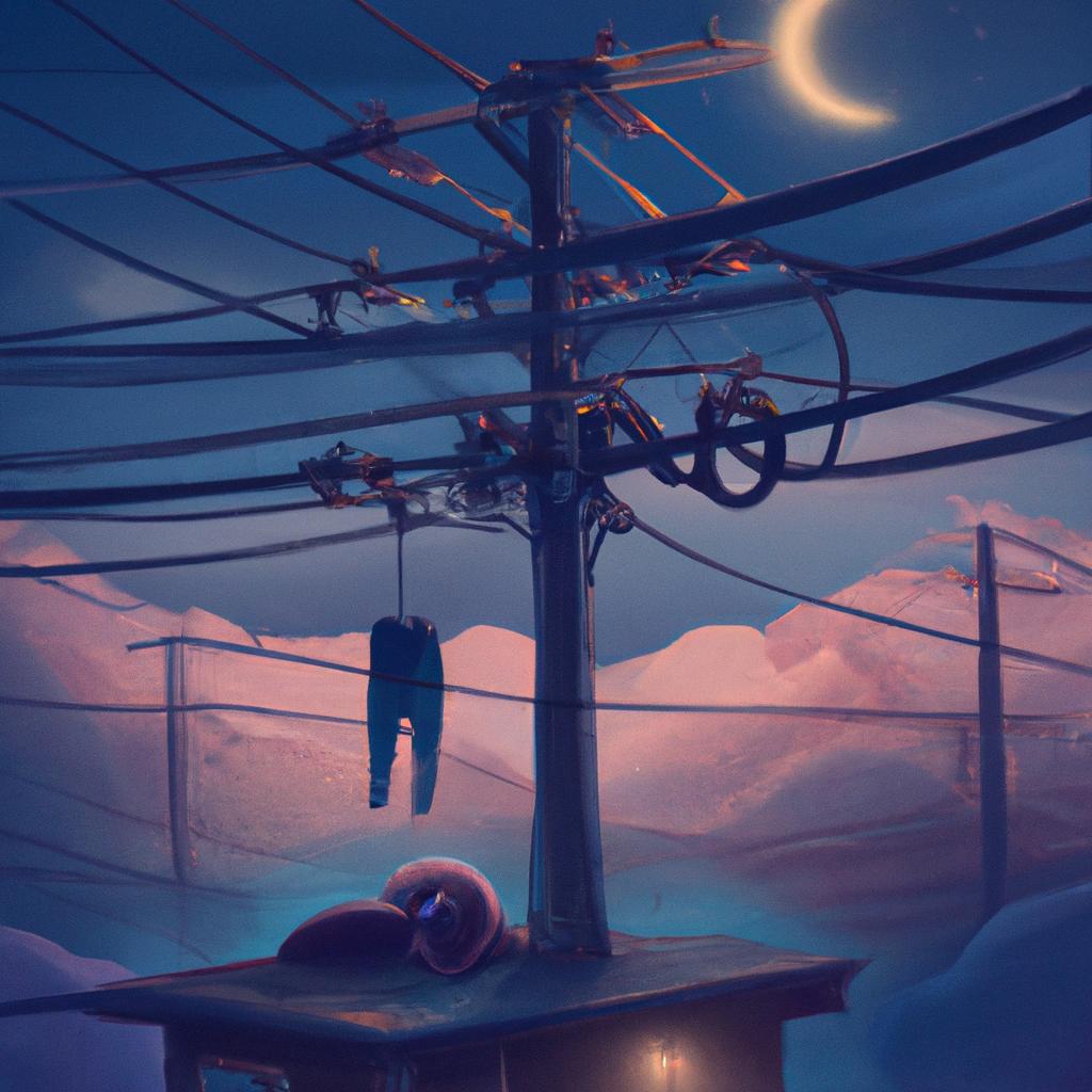 Imagem de capa do post "Descubra o Significado de Sonhar com Fios Elétricos!" com um desenho digital