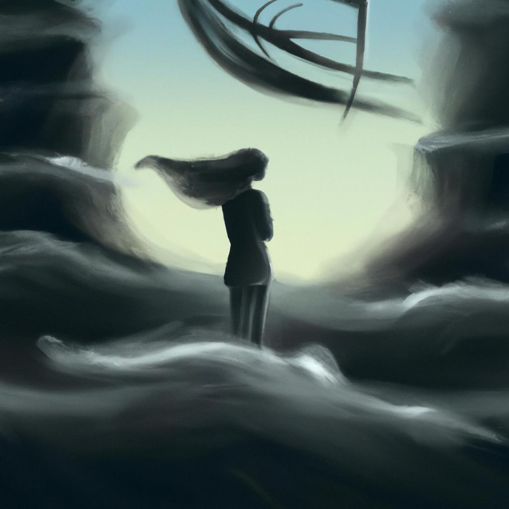 Imagem de capa do post Descubra o Significado de Sonhar com Vento Forte! com um desenho digital