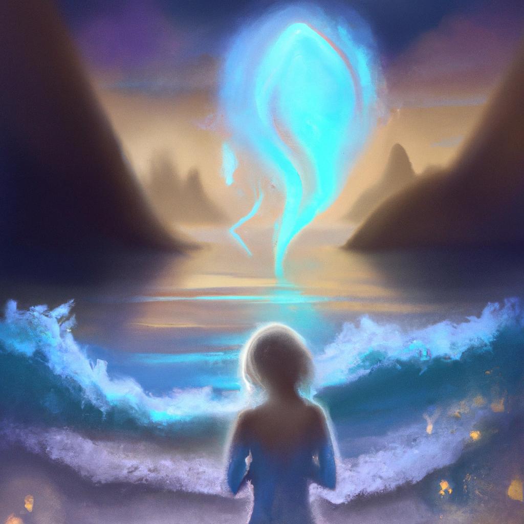 Imagem de capa do post Descubra o Significado dos Sonhos com Água do Mar! com um desenho digital