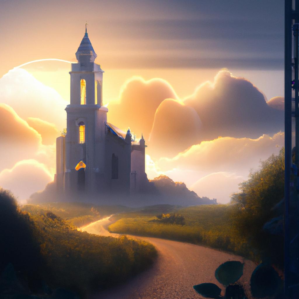 Imagem de capa do post Descubra o Significado dos Sonhos com Igreja! com um desenho digital