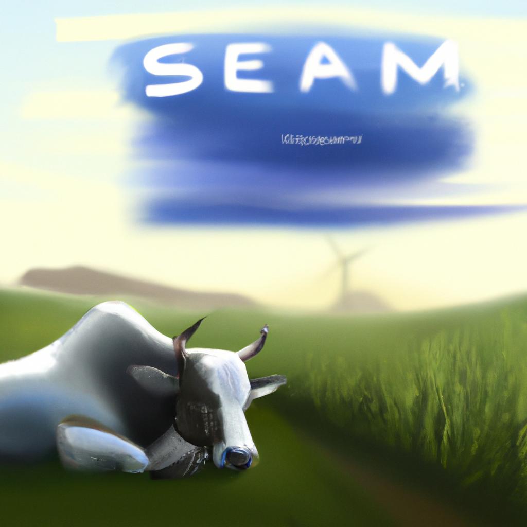 Imagem de capa do post "Descubra o Significado de Sonhar com Bezerro: Revelações Surpreendentes!" com um desenho digital