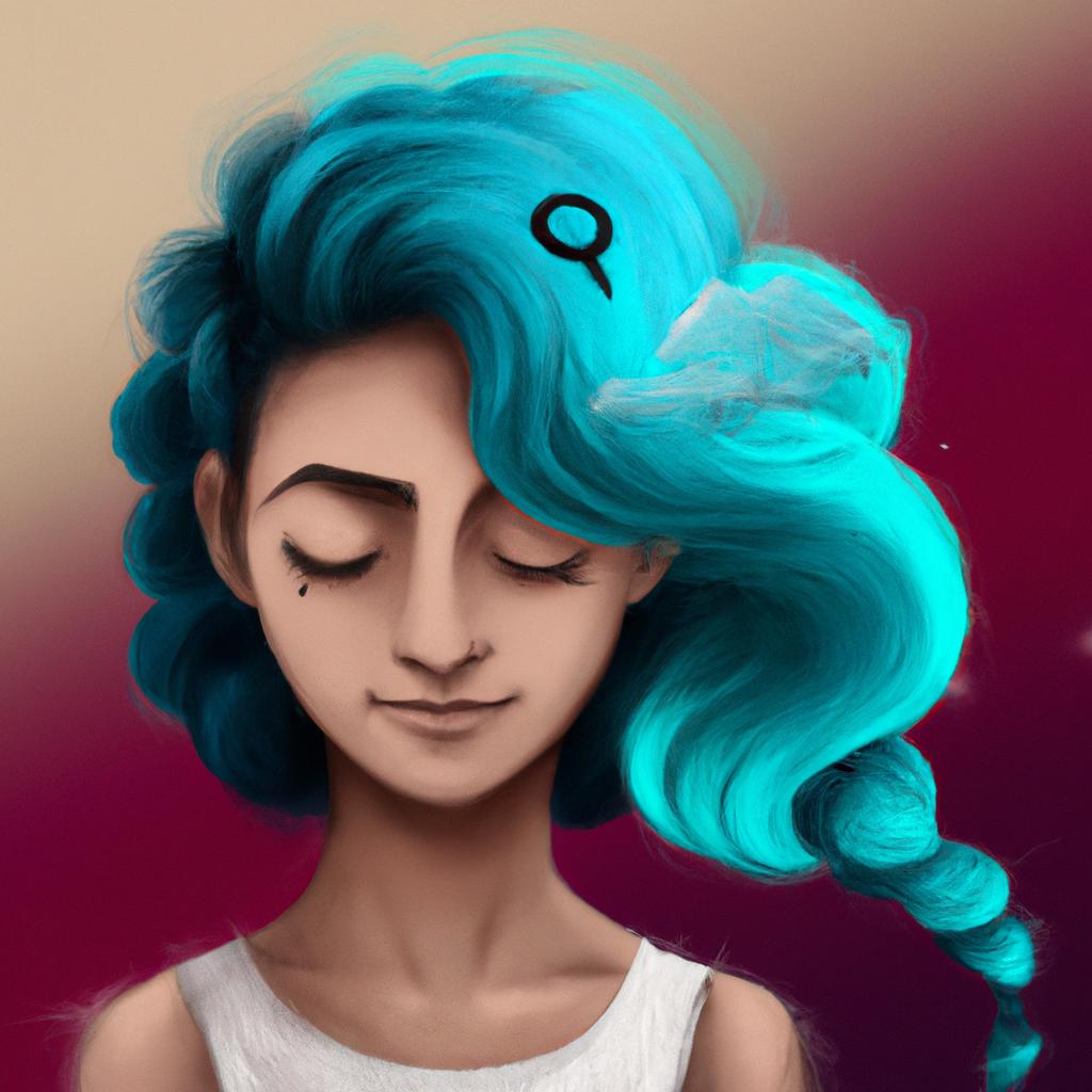 Imagem de capa do post "Sonhar com Cabelo: Descubra o Significado por Trás dos Seus Sonhos!" com um desenho digital