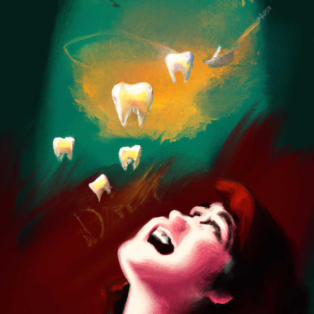 Imagem de capa do post Descubra o Significado de Sonhar com Dentes Caindo! com um desenho digital