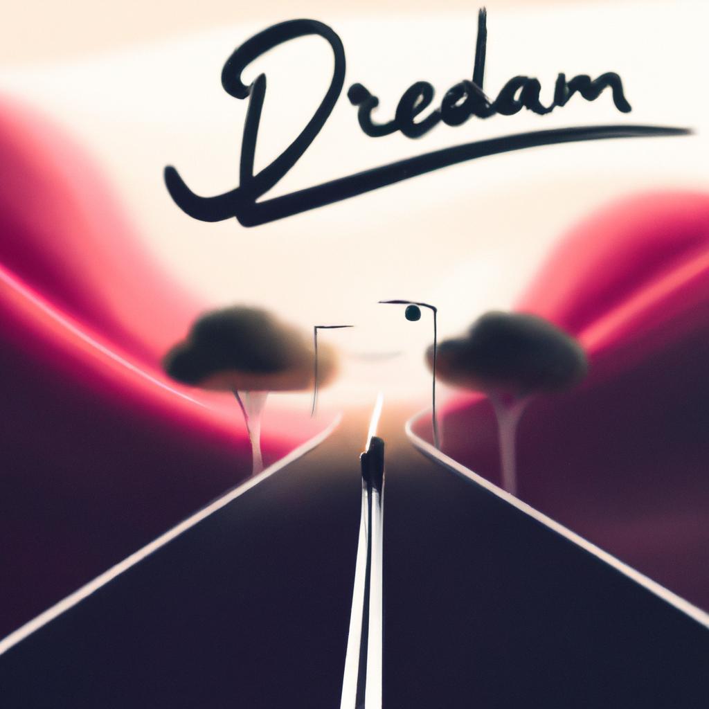 Imagem de capa do post "Descubra o Significado de Sonhar com Estrada: O Guia Definitivo!" com um desenho digital