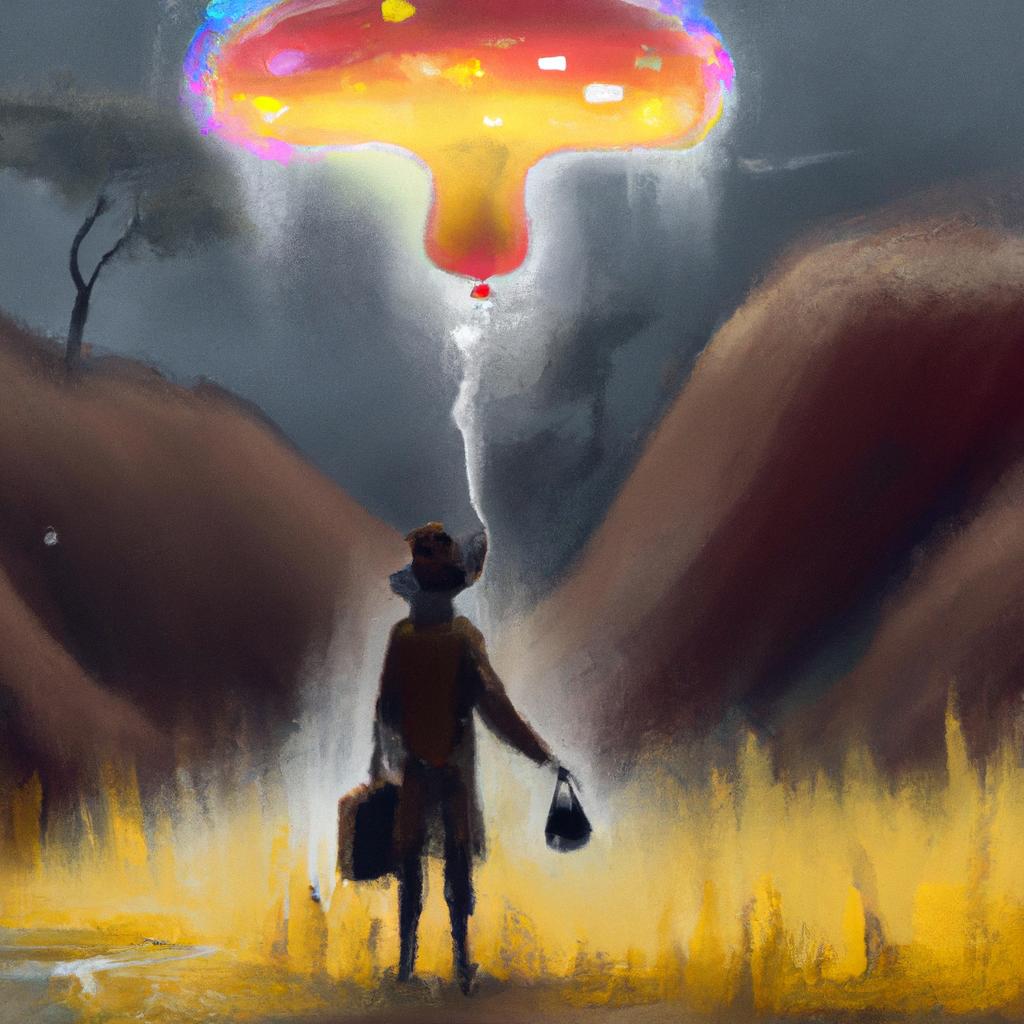 Imagem de capa do post "Significado de Sonhar com Fazes: Descubra o Que Diz a Psicanálise!" com um desenho digital