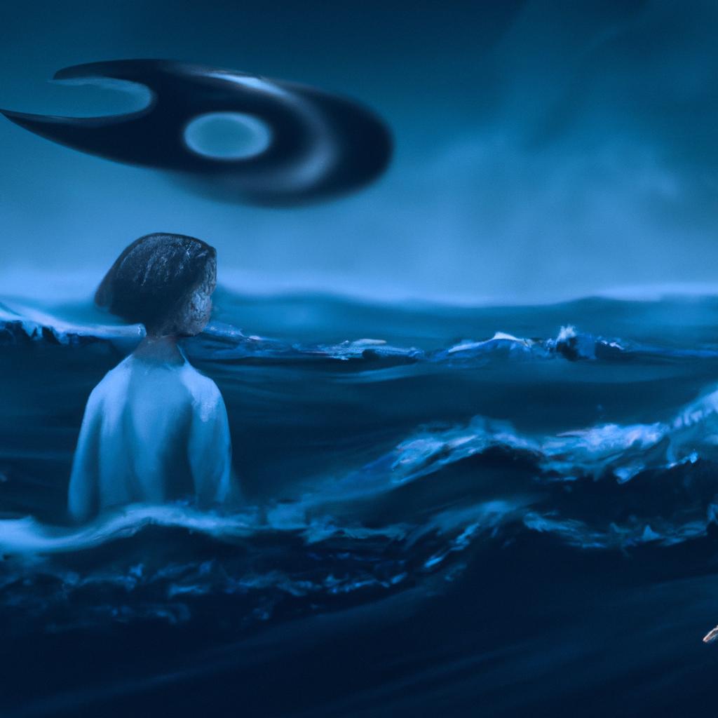 Imagem de capa do post "Descubra o Significado de Sonhar com o Mar: Surpreenda-se!" com um desenho digital
