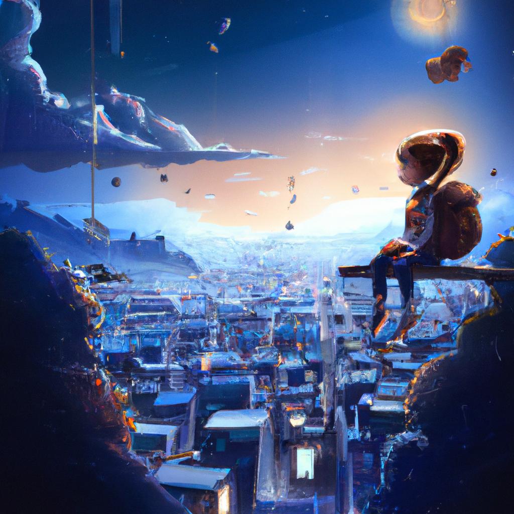 Imagem de capa do post "Sonha com Escola? Descubra o Significado de Seus Sonhos!" com um desenho digital