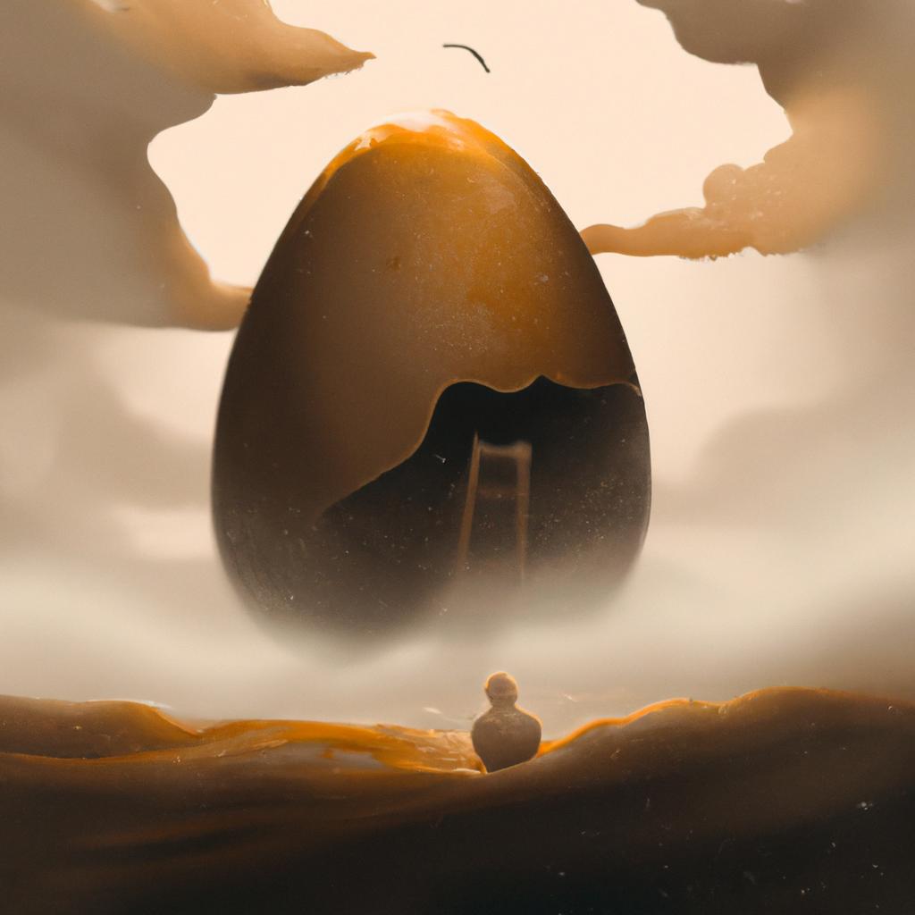 Imagem de capa do post "Sonha com Ovo: Descubra o Que Significa Esse Sonho!" com um desenho digital