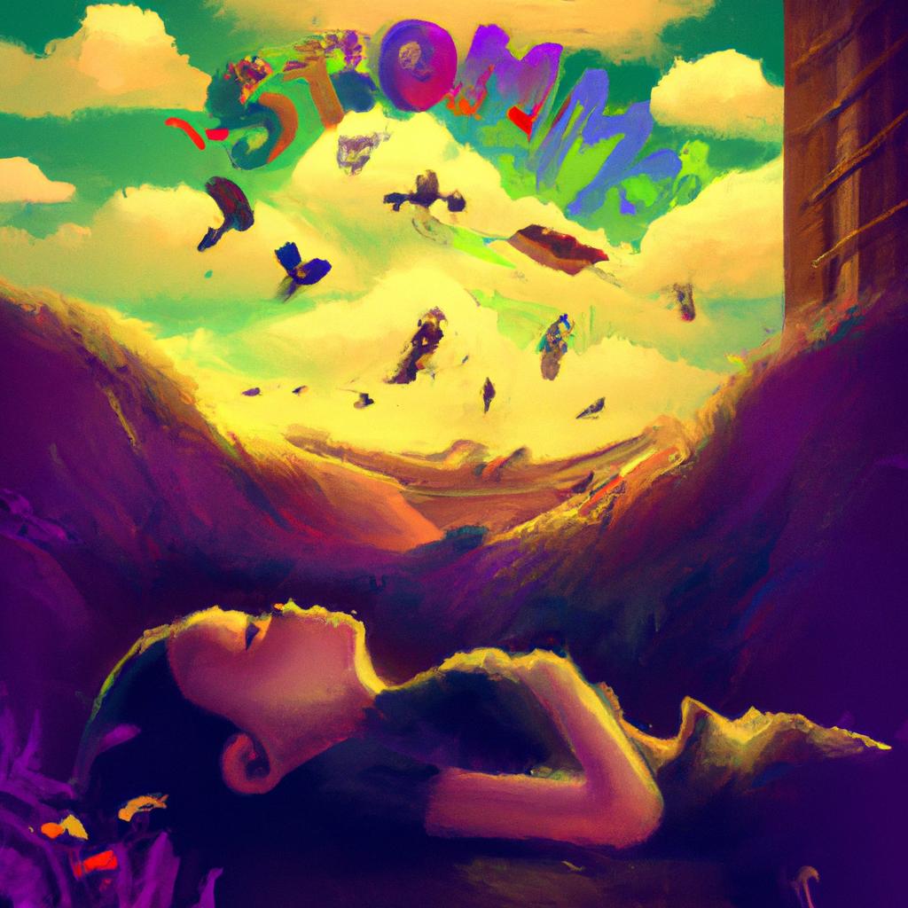 Imagem de capa do post "Sonhar com Ansia de Vômito: Descubra o Que Significa!" com um desenho digital