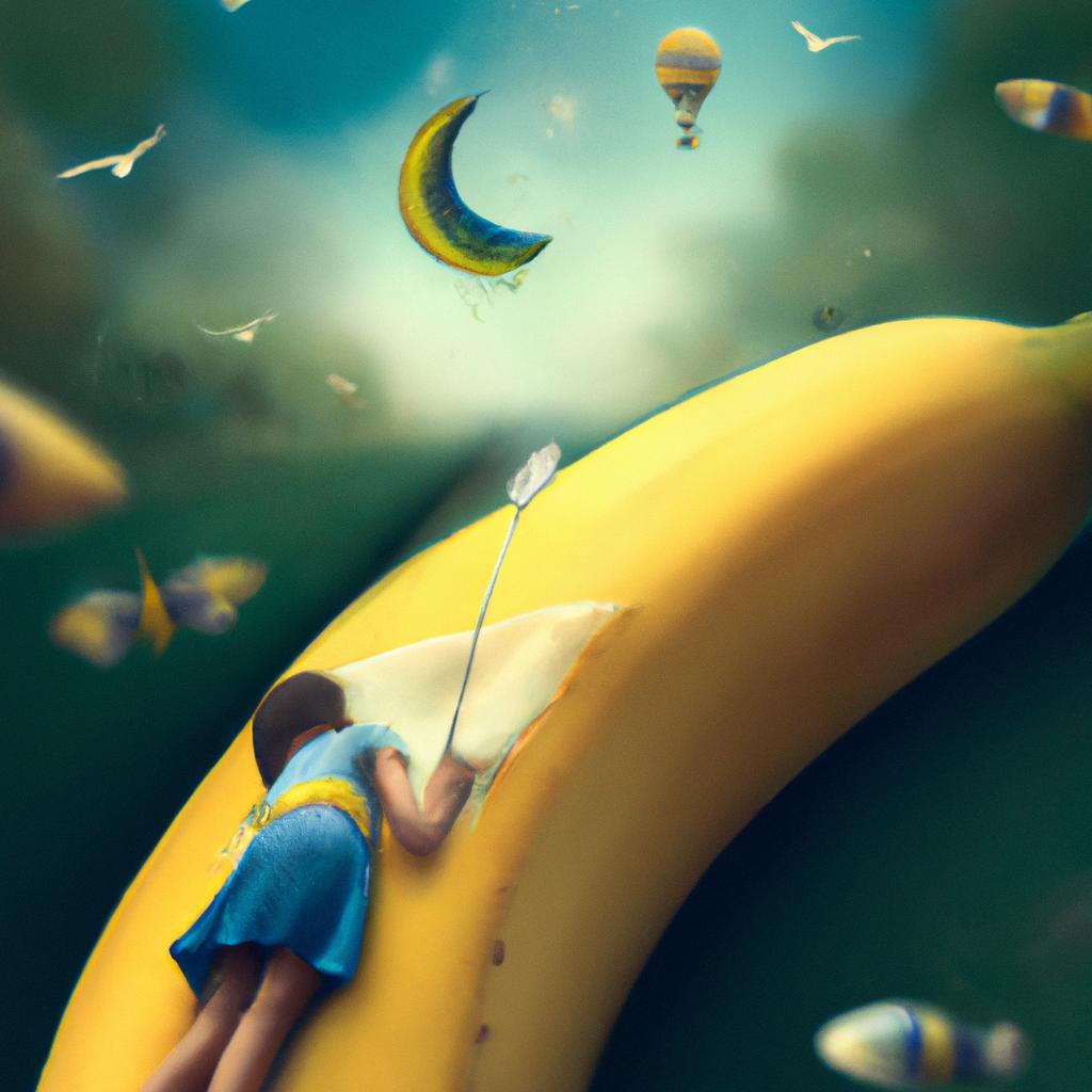 Imagem de capa do post "Descubra o Significado de Sonhar com Banana Madura no Livro dos Sonhos" com um desenho digital