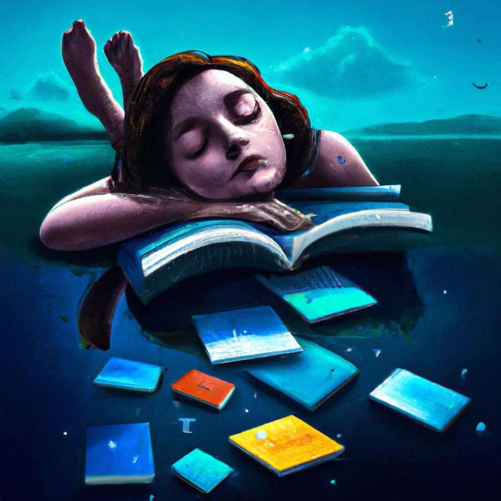 Imagem de capa do post "Descubra o Significado do Sonho com Banho: Livro dos Sonhos" com um desenho digital