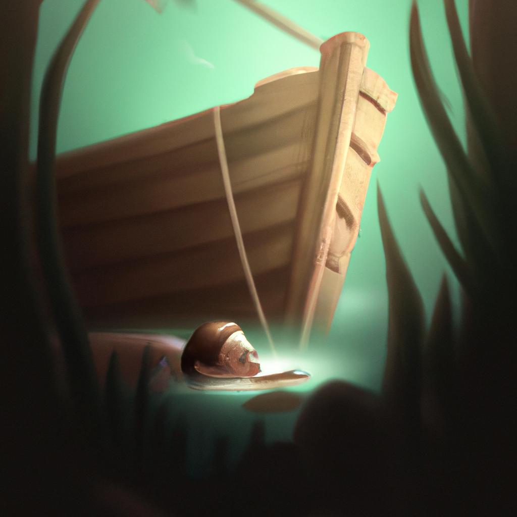 Imagem de capa do post "Sonhar com Barco Afundando: Descubra o que Significa!" com um desenho digital