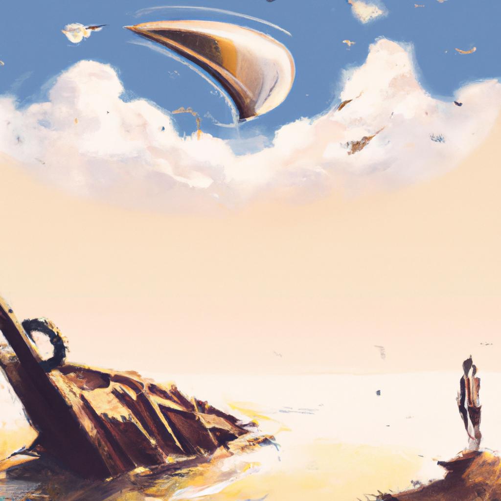 Imagem de capa do post "Sonhar com Barco Quebrado: Descubra o Significado!" com um desenho digital
